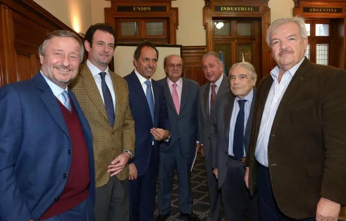 Scioli se reunió con la cúpula de la UIA