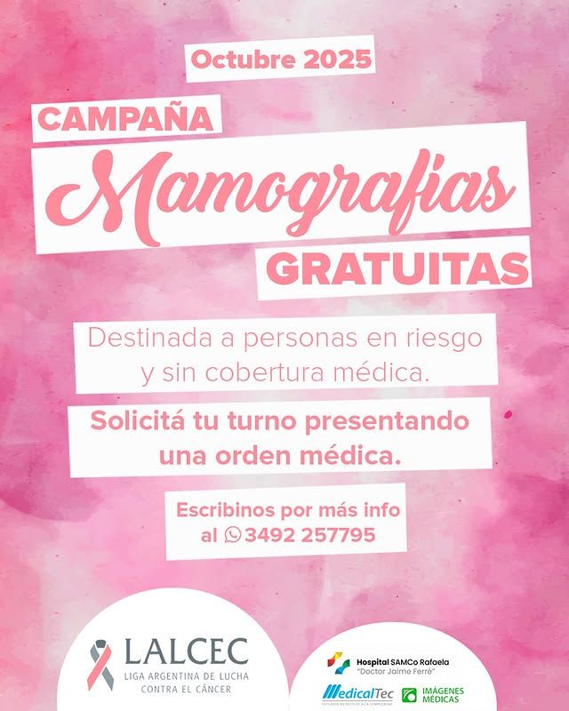 Cristela Bonafede, Patricia Medina y Javier Weiner - Lalcec octubre rosa - 3