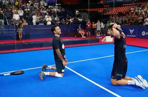 Pádel: dos argentinos hicieron "el punto de todos los puntos"