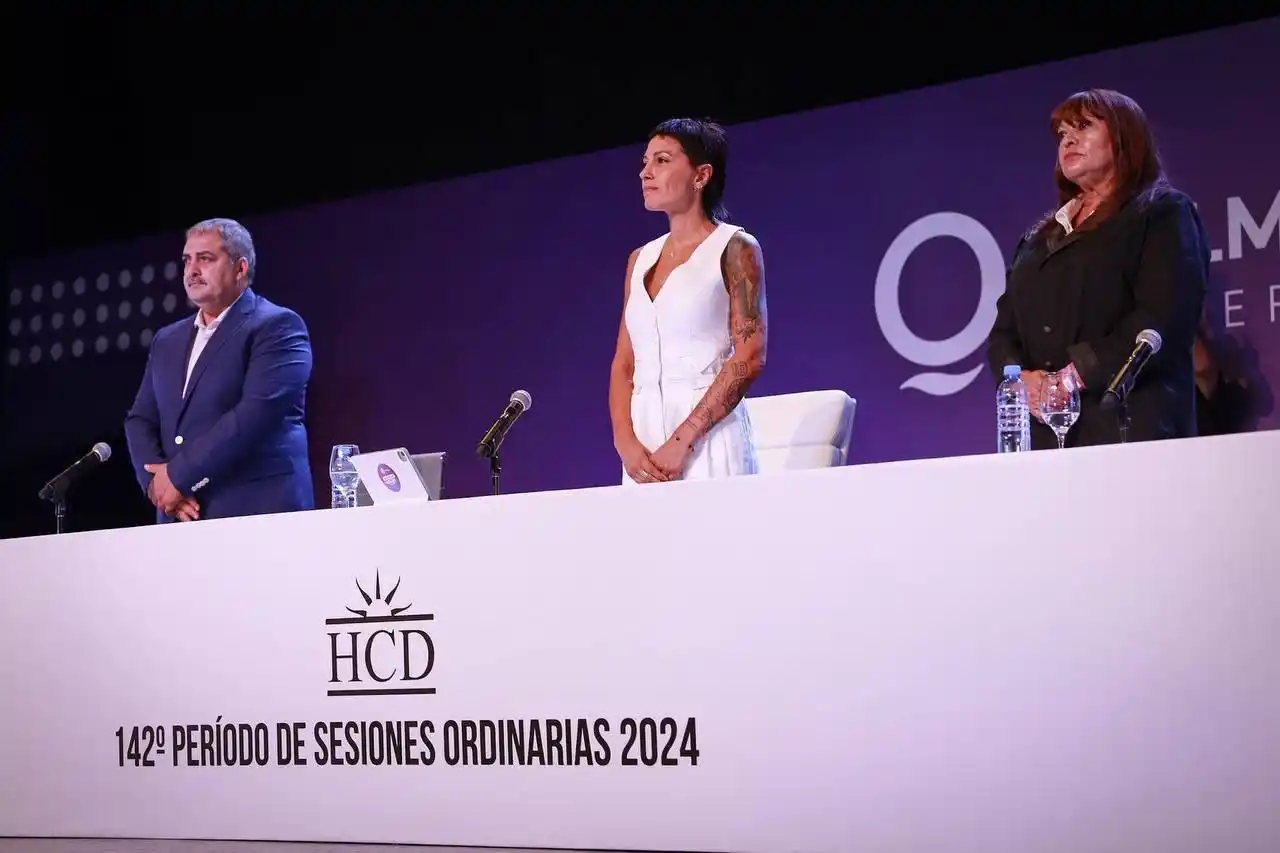 Mayra Mendoza en apertura de sesiones de Quilmes