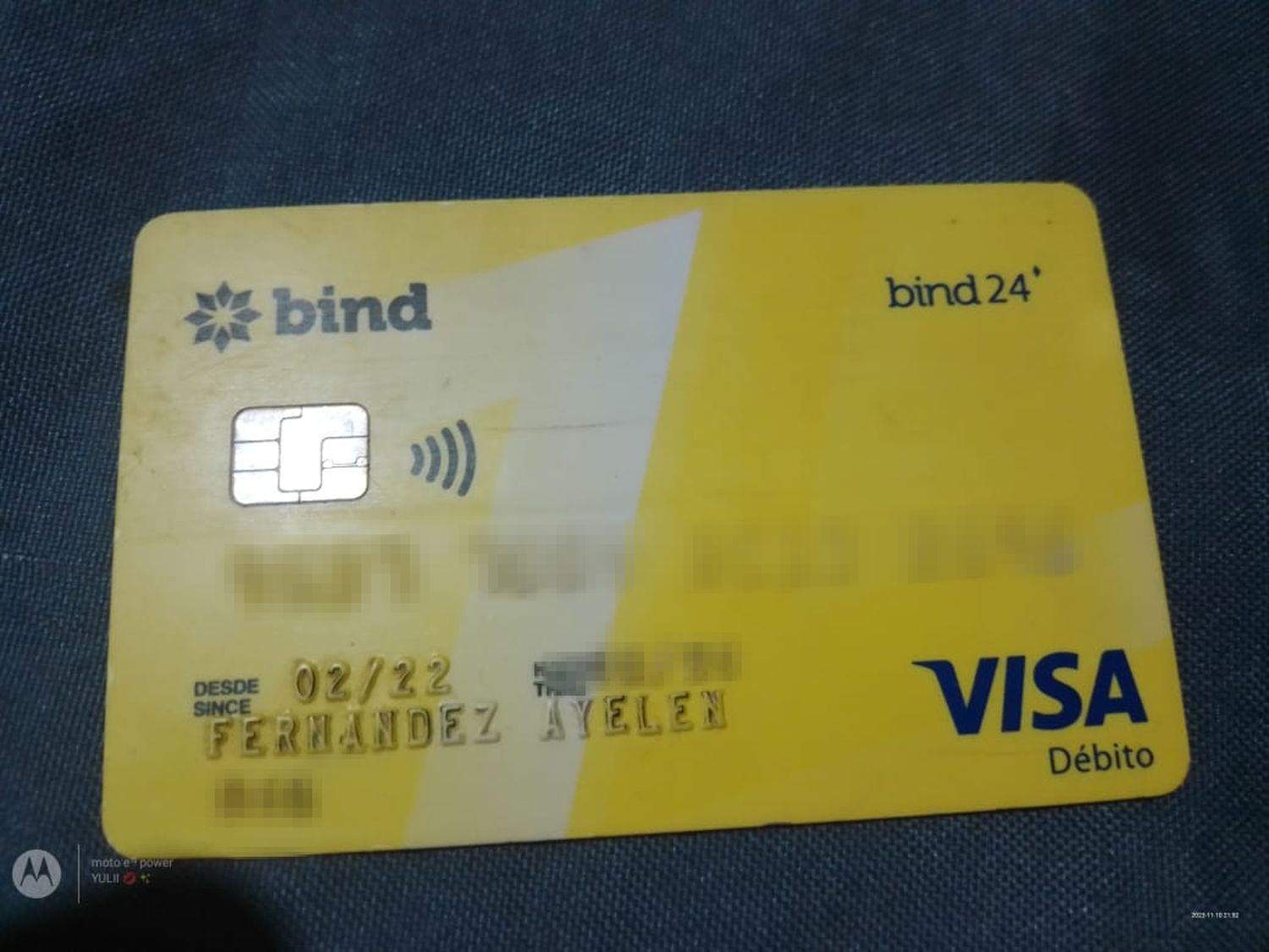 Encontraron tarjeta de Ayelén Fernández