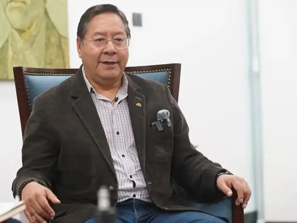 Luis Arce, presidente de Bolivia.