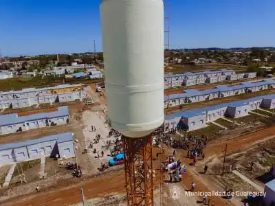 Continúan las obras en el 150 Viviendas
