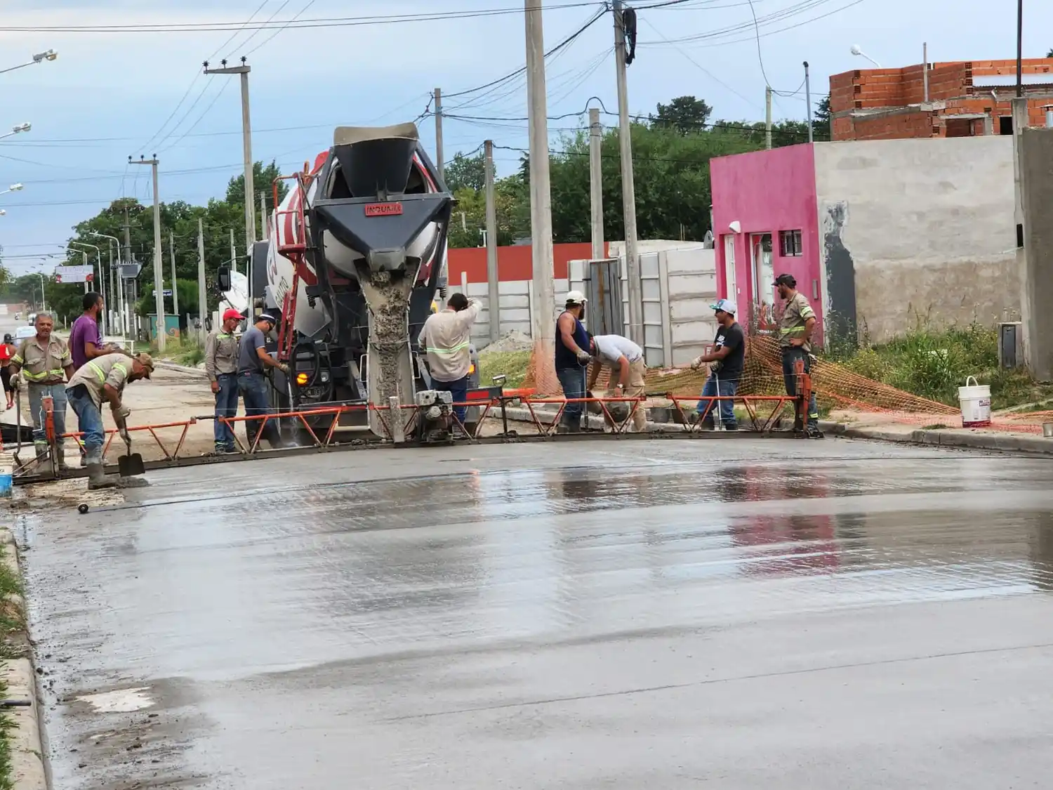 El Municipio avanza con obras de pavimentación en diferentes zonas de la ciudad