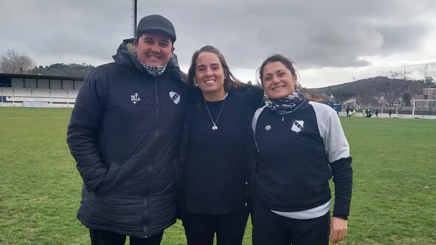 Carlos Cámara, Mariela Camio y Ángeles Pechia; protagonistas de Juventud Unida.
