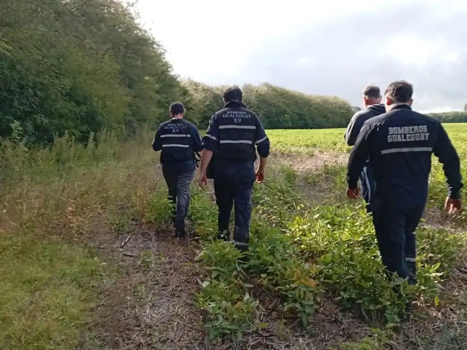 Intensa búsqueda de un hombre desaparecido en Arroyo Clé, Rosario del Tala