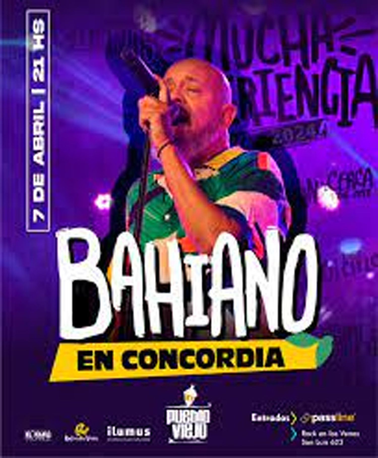 Bahiano llega a  Concordia con su  "Tour Mucha  Experiencia"!