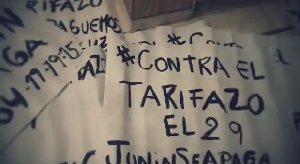 Junín: Bocinazo y apagón contra las subas de luz y gas