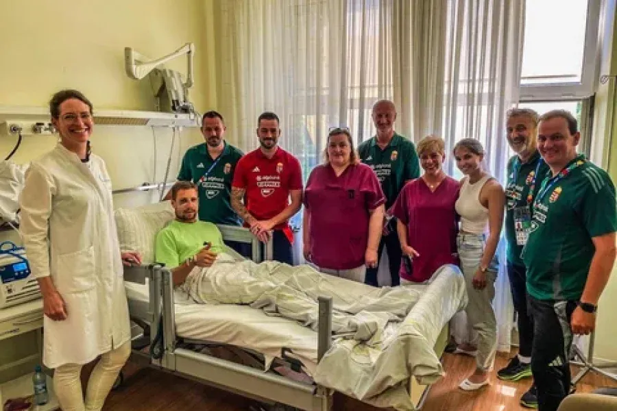 Luego de ser operado, el húngaro Varas fue dado de alta