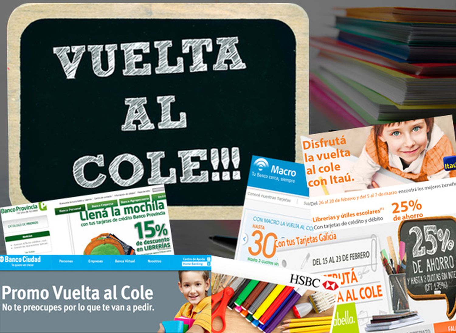 Artículos escolares: Bancos ofrecen descuentos para la compra con tarjetas