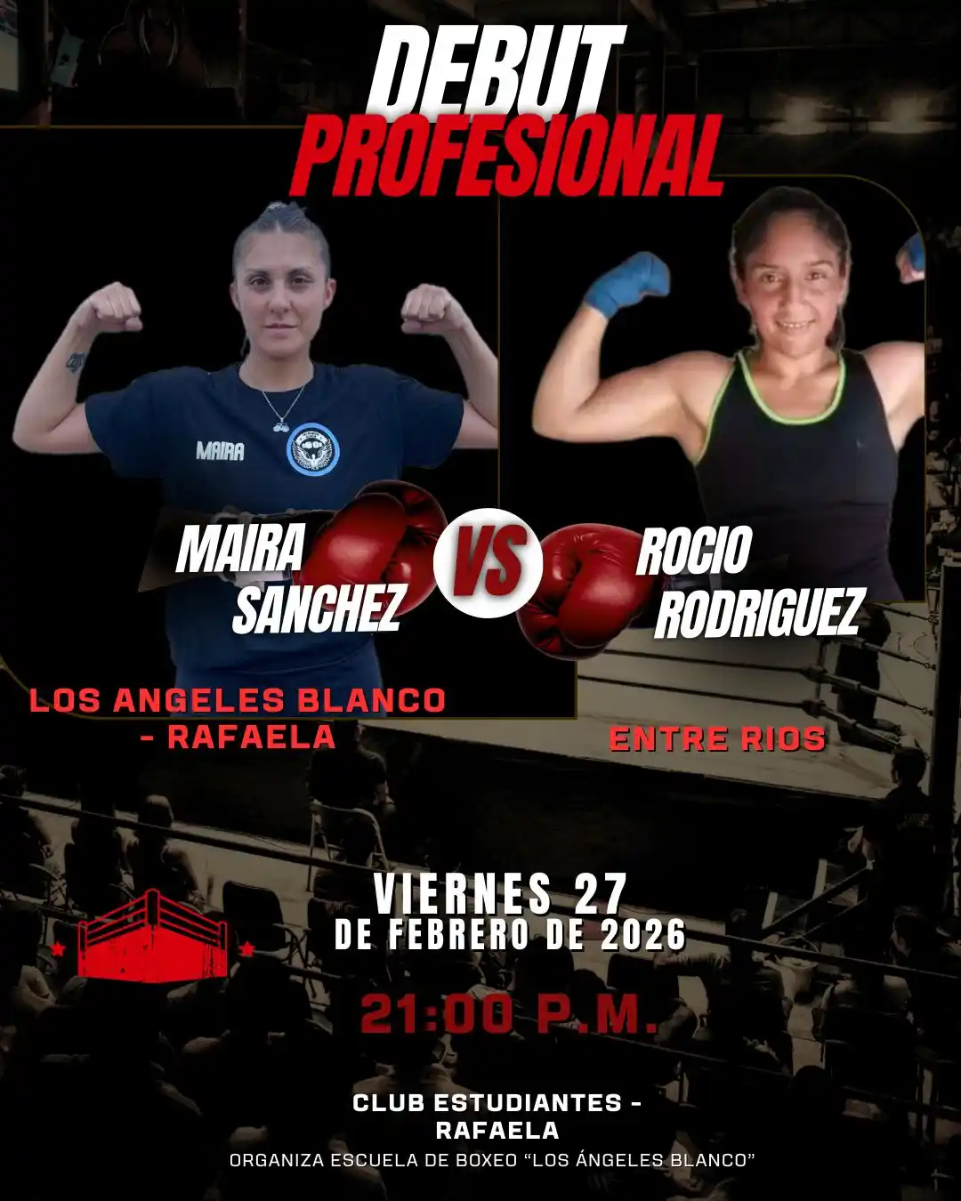 mayra sanchez angeles blanco daniel blanco boxeo rafaela - 3