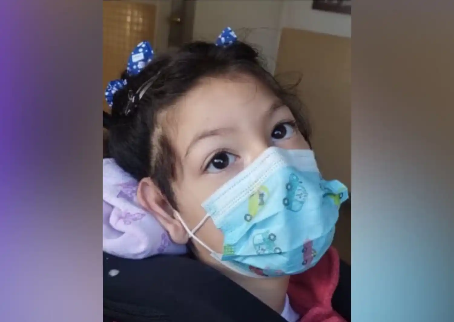 La pequeña entrará a quirófano este jueves en el Centro Neurológico Fleni.