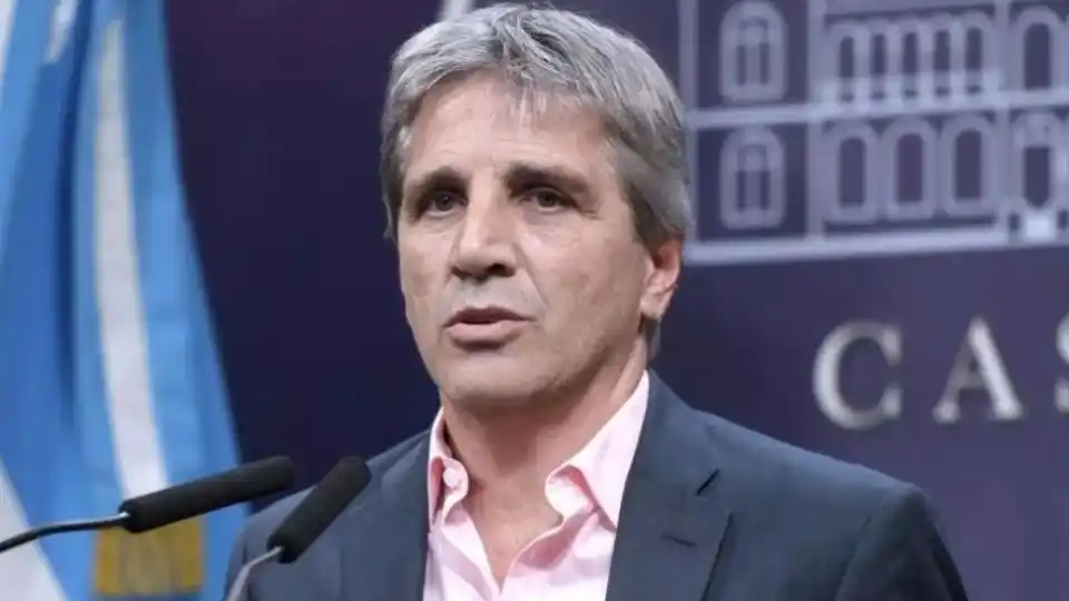 Luis Caputo, actual ministro de Economía argentino.