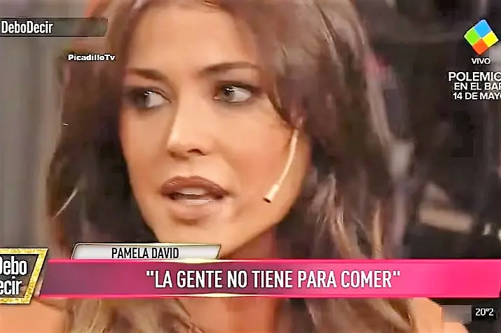 Pamela David admitió que "Scioli tenía razón" cuando hablaban de la campaña del miedo