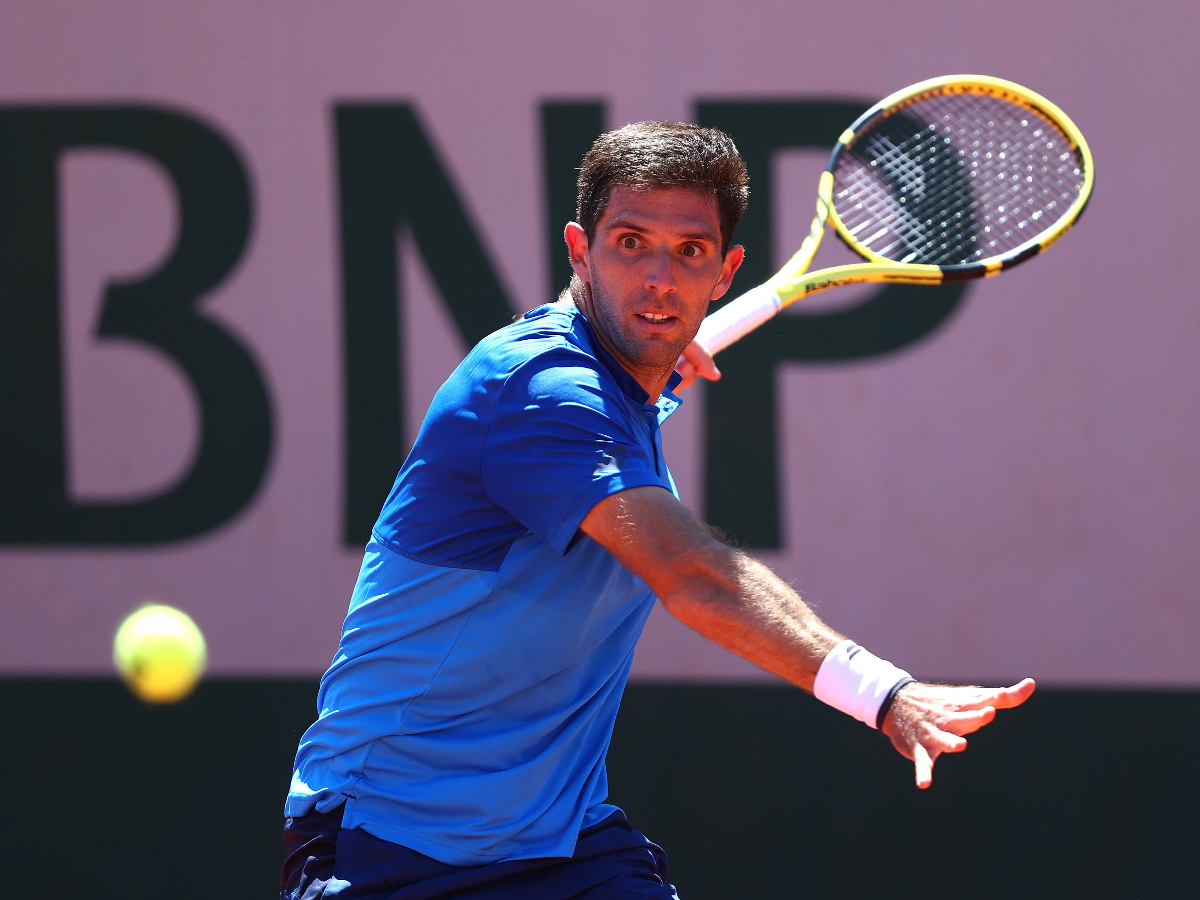 Muy buena victoria de Delbonis en París
