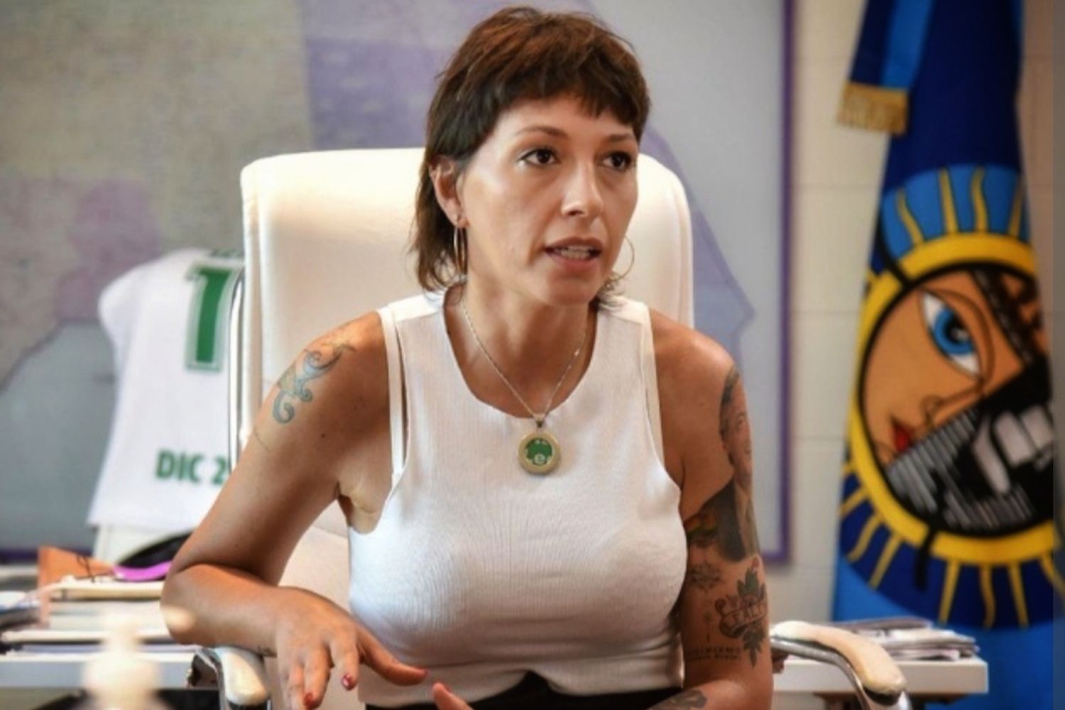 Mayra Mendoza explotó en vivo contra el conductor Diego Moranzoni