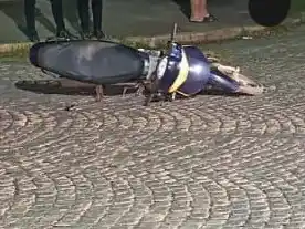 accidente moto barrio centro