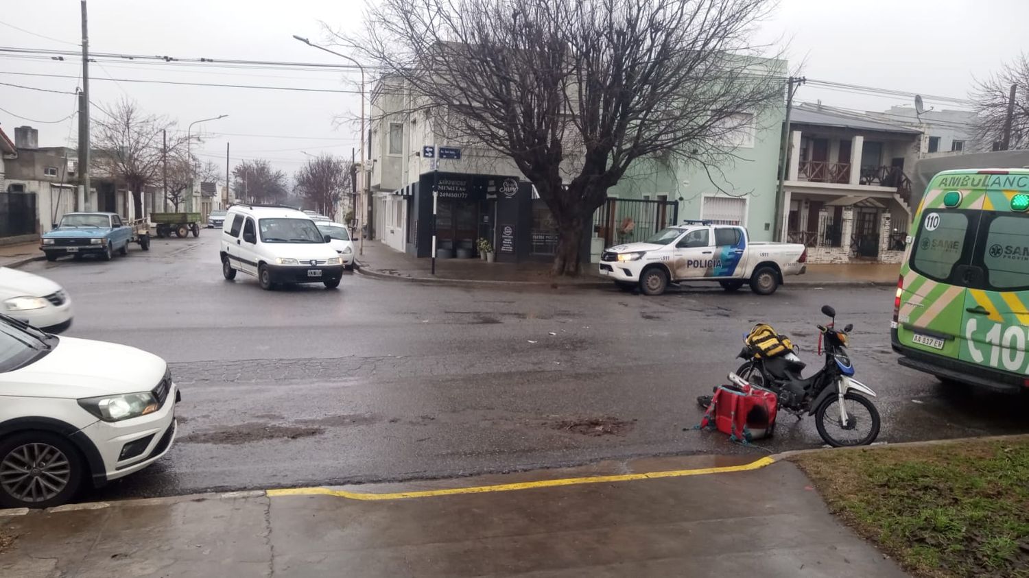 Un nuevo accidente en la ciudad: choque en avenida Del Valle y Alberdi