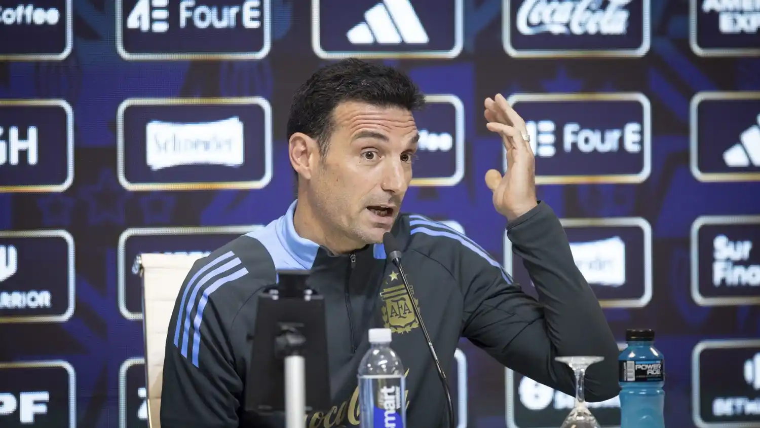 Lionel Scaloni, DT del seleccionado argentino.