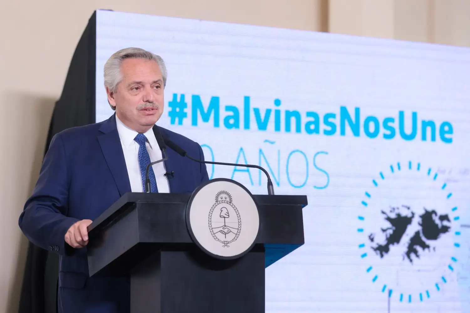 El Presidente encabezó el lanzamiento de la Mesa de Trabajo Interministerial "Agenda Malvinas 40 años".