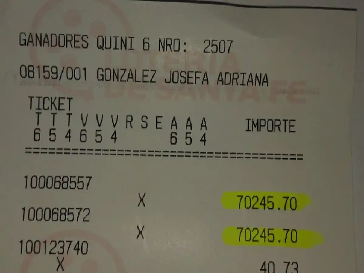 Agencia de Frontera busca a ganador del "Quini 6- Siempre sale"