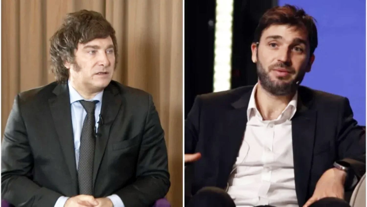 Javier Milei, presidente de la Nación, y "Nacho" Torres, gobernador de Chubut.