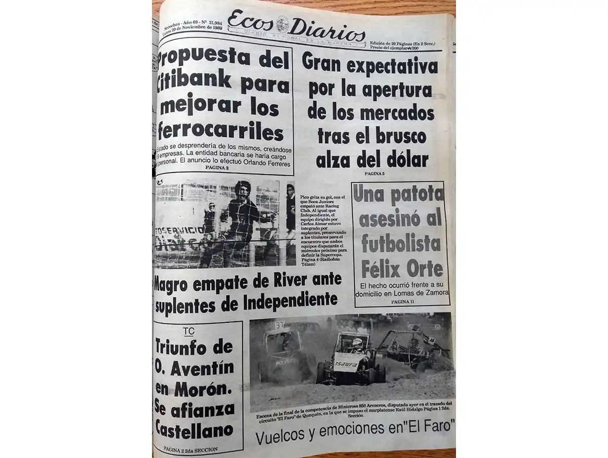 Lunes 20 de noviembre de 1989
