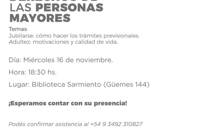 “Jubilación y Derechos de las Personas Mayores