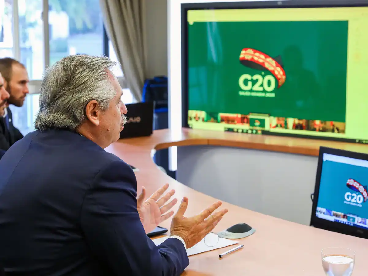 Fernández propuso crear "un fondo mundial de emergencia humanitaria" ante líderes del G20