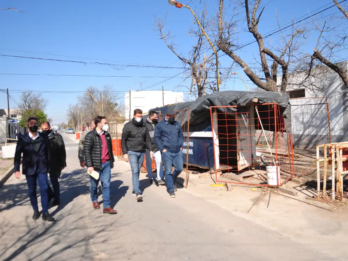 Se retoman las obras de desagües para aliviar al sur 