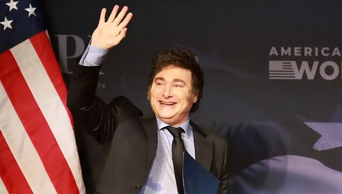 Milei ya se encuentra nuevamente en Estados Unidos.