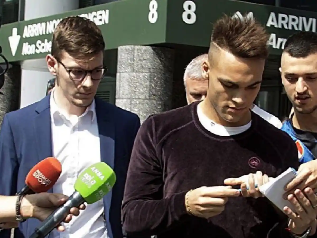 Lautaro Martínez protagonizó un accidente en Italia 