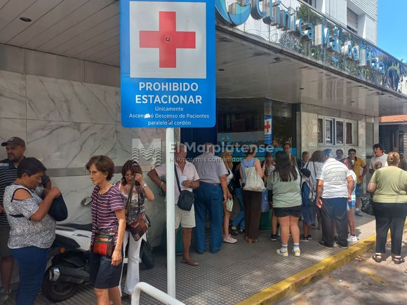 Incendio en la Clínica Mar del Plata