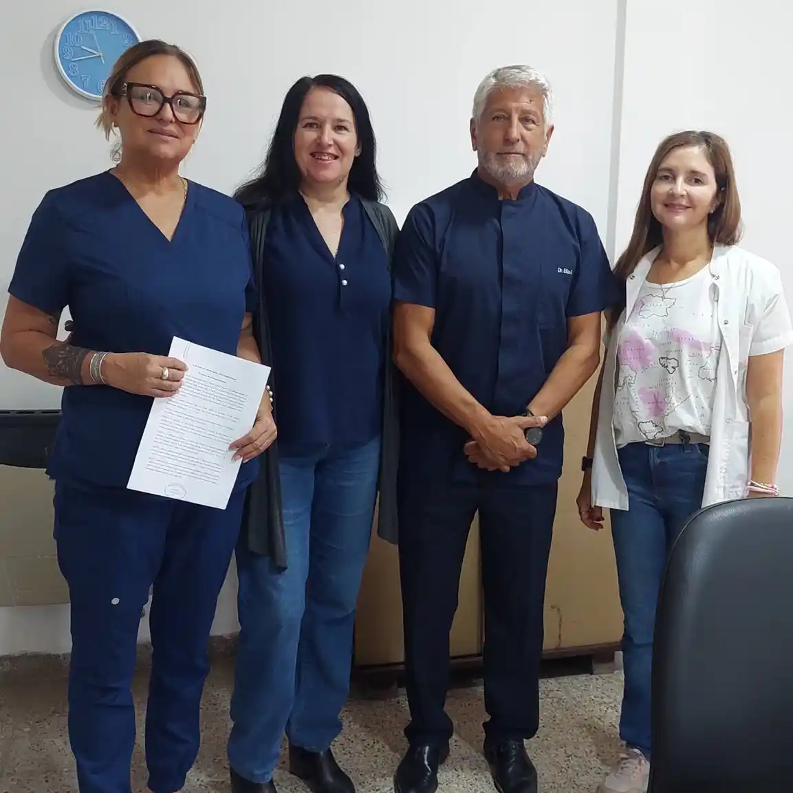 El San Blas y la Escuela Sagarna firmaron un convenio para prácticas de enfermería