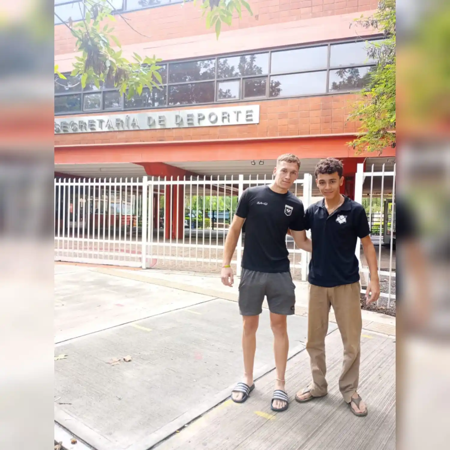 Jeremías Cedrez y Brian Caballero, del programa municipal Juventudes Deportivas de Venado Tuerto.