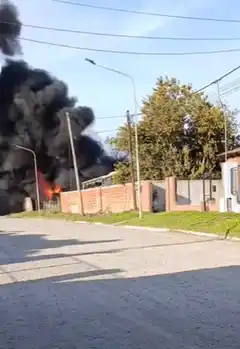 Un impactante incendio provocó preocupación en la tarde del domingo