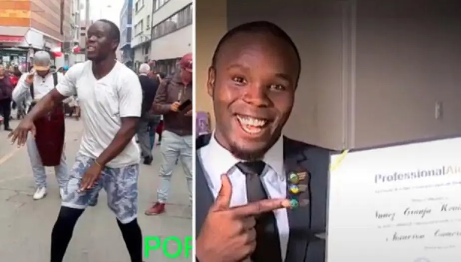 EL CONMOVEDOR MENSAJE de un venezolano en Perú: de bailarín callejero a piloto profesional (+VIDEO)