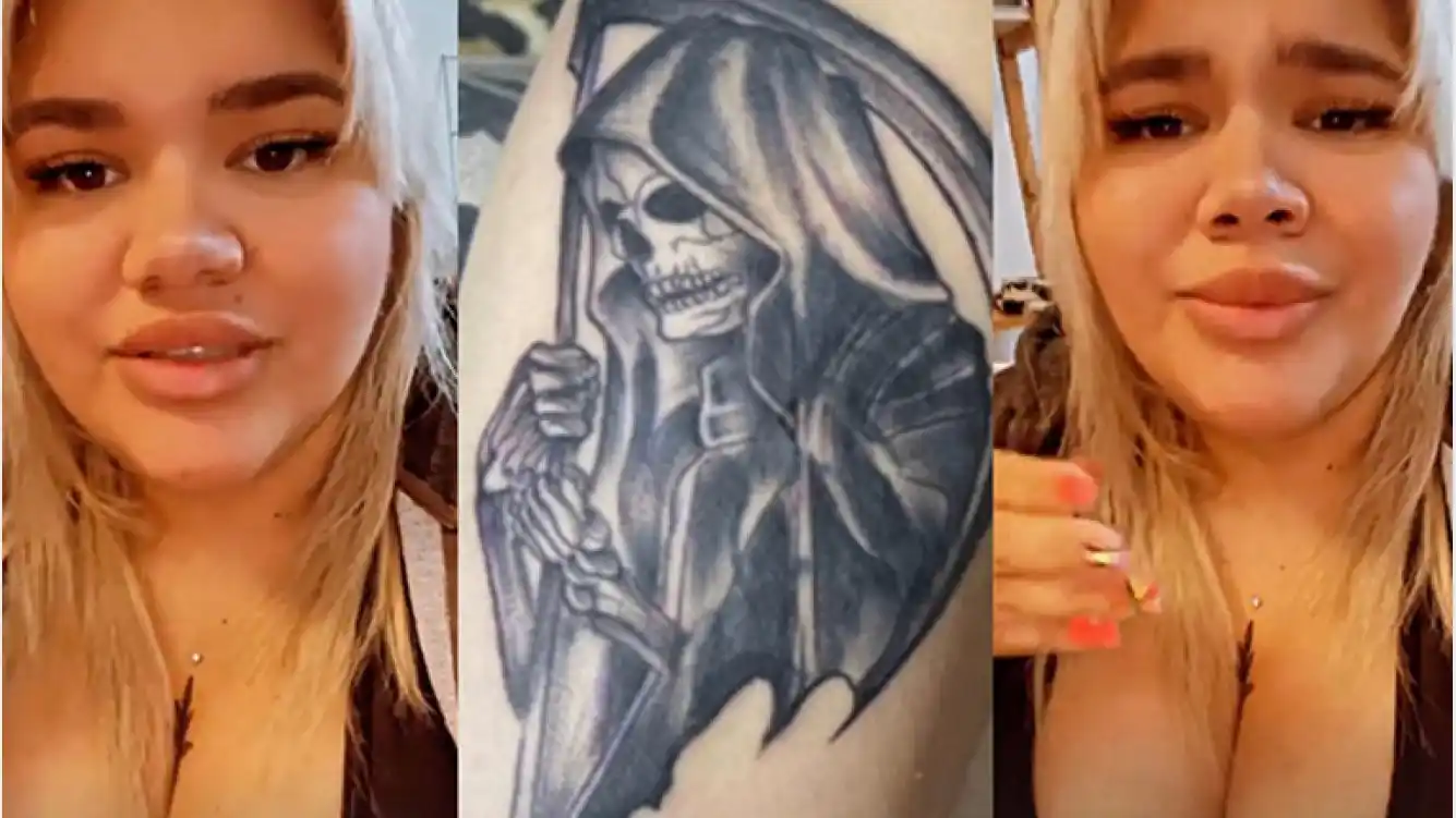 More Rial sorprendió al contar por qué se tatuó a la parca