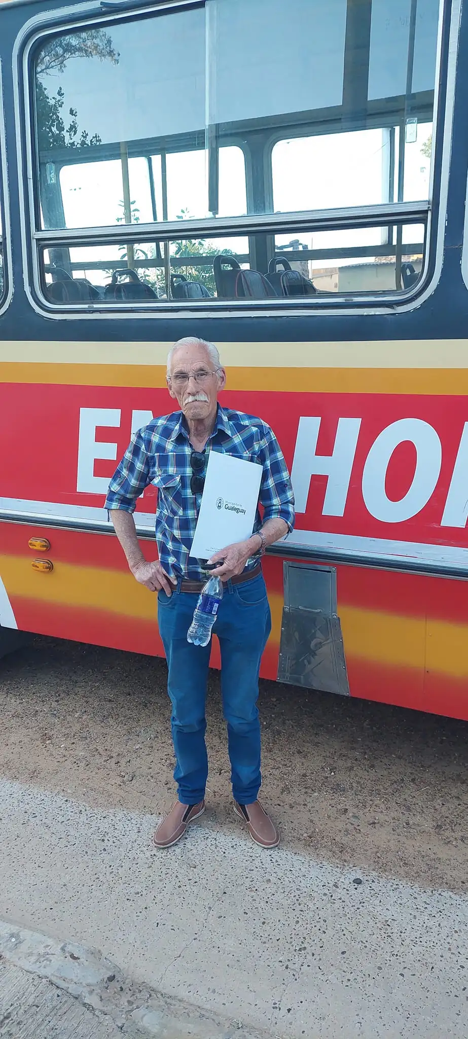 “La gente que pedía el servicio de colectivo tiene que apoyarlo”
