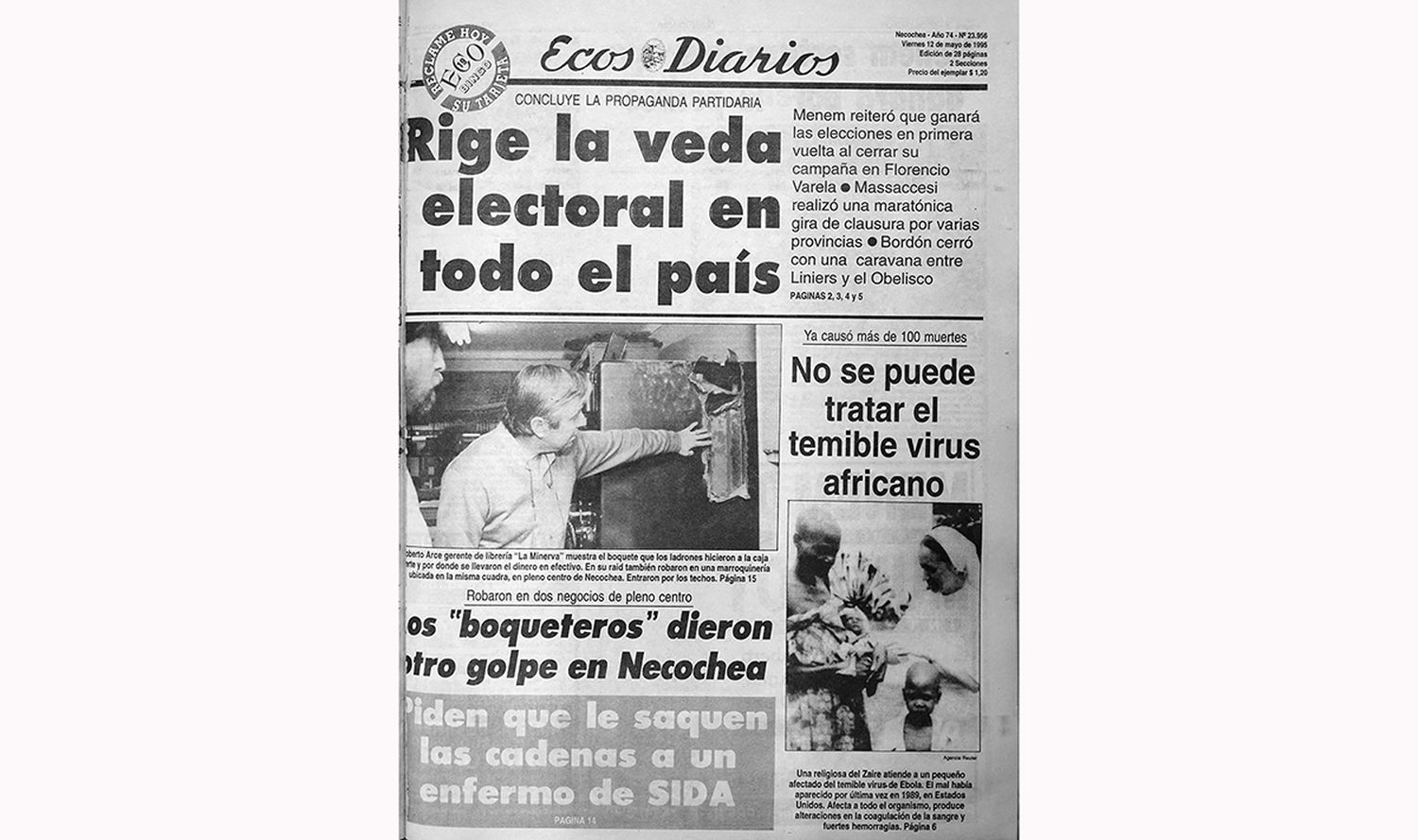 Viernes 12 de mayo de 1995