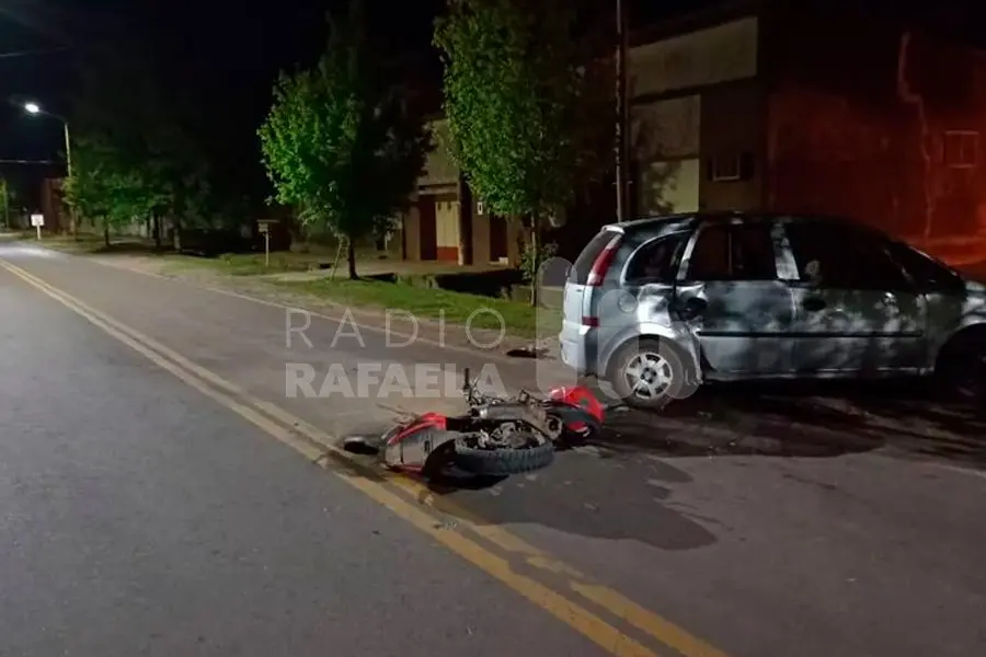 Tristeza en Moisés Ville: un joven motociclista murió tras chocar contra un auto en la RP69S