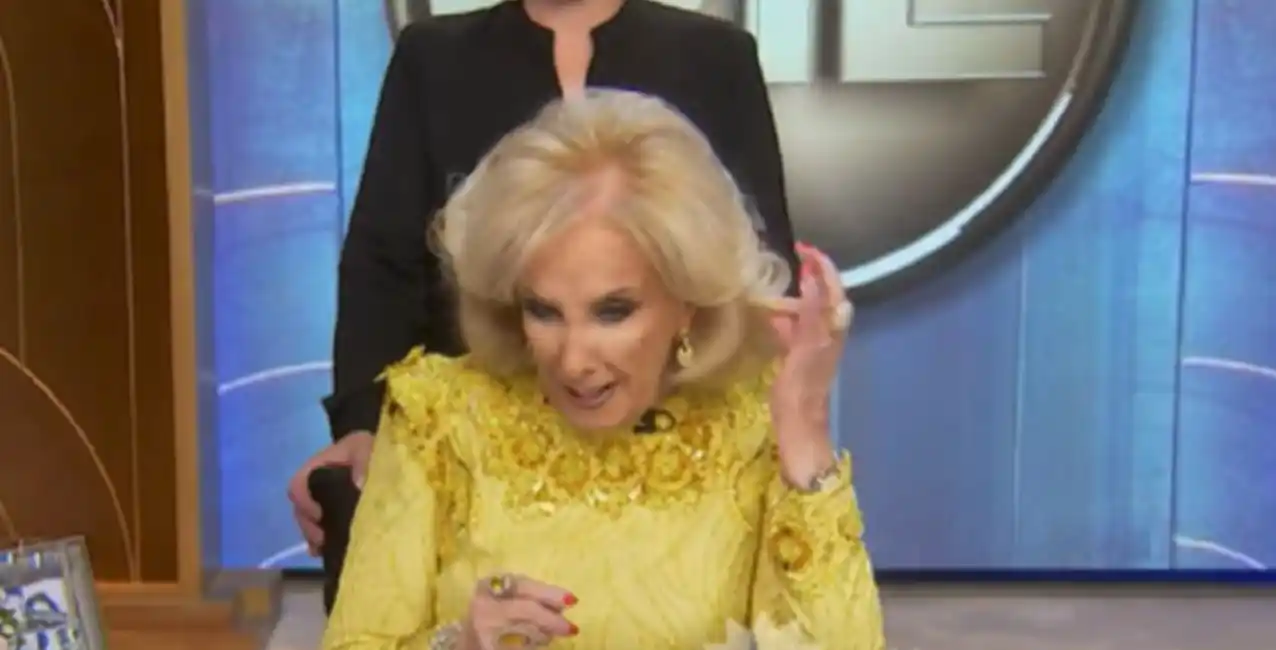 Mirtha Legrand se tiró del pelo en vivo para demostrar que no usa peluca