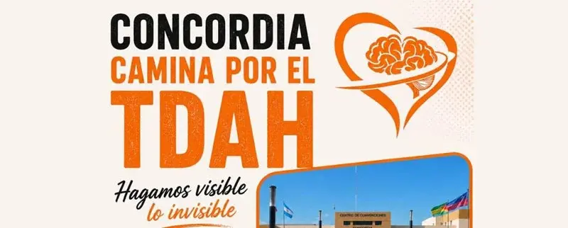 Este sábado Concordia camina por el TDAH