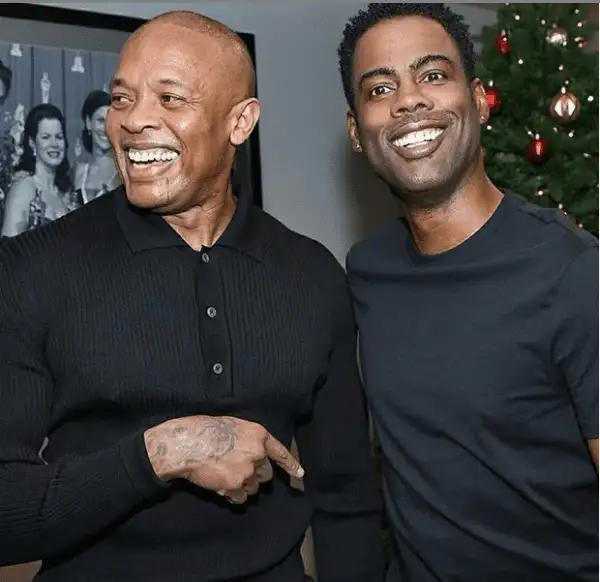 Dr. Dre con Chirs Rock. Foto: Instagram