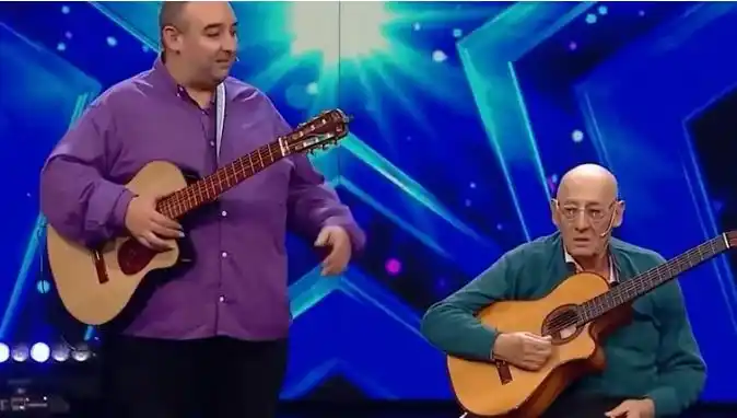 Un abuelo que asistió a Got Talent engañado por su nieto emocionó a todos con su virtuosismo