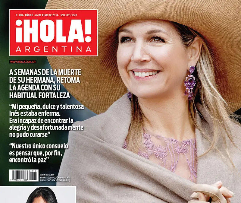 La reina Máxima vuelve a sonreír en ¡Hola! Argentina