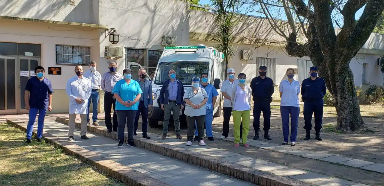 Fue presentada y bendecida la nueva ambulancia del Hospital