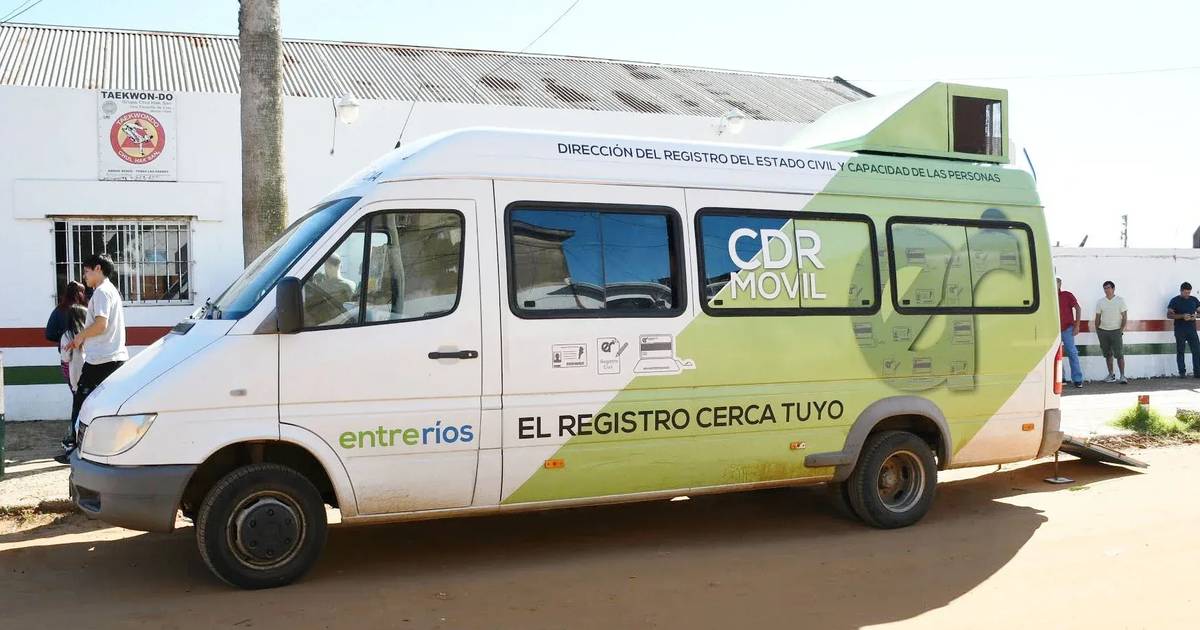 El Registro Civil Móvil recorrerá distintos barrios de Concordia