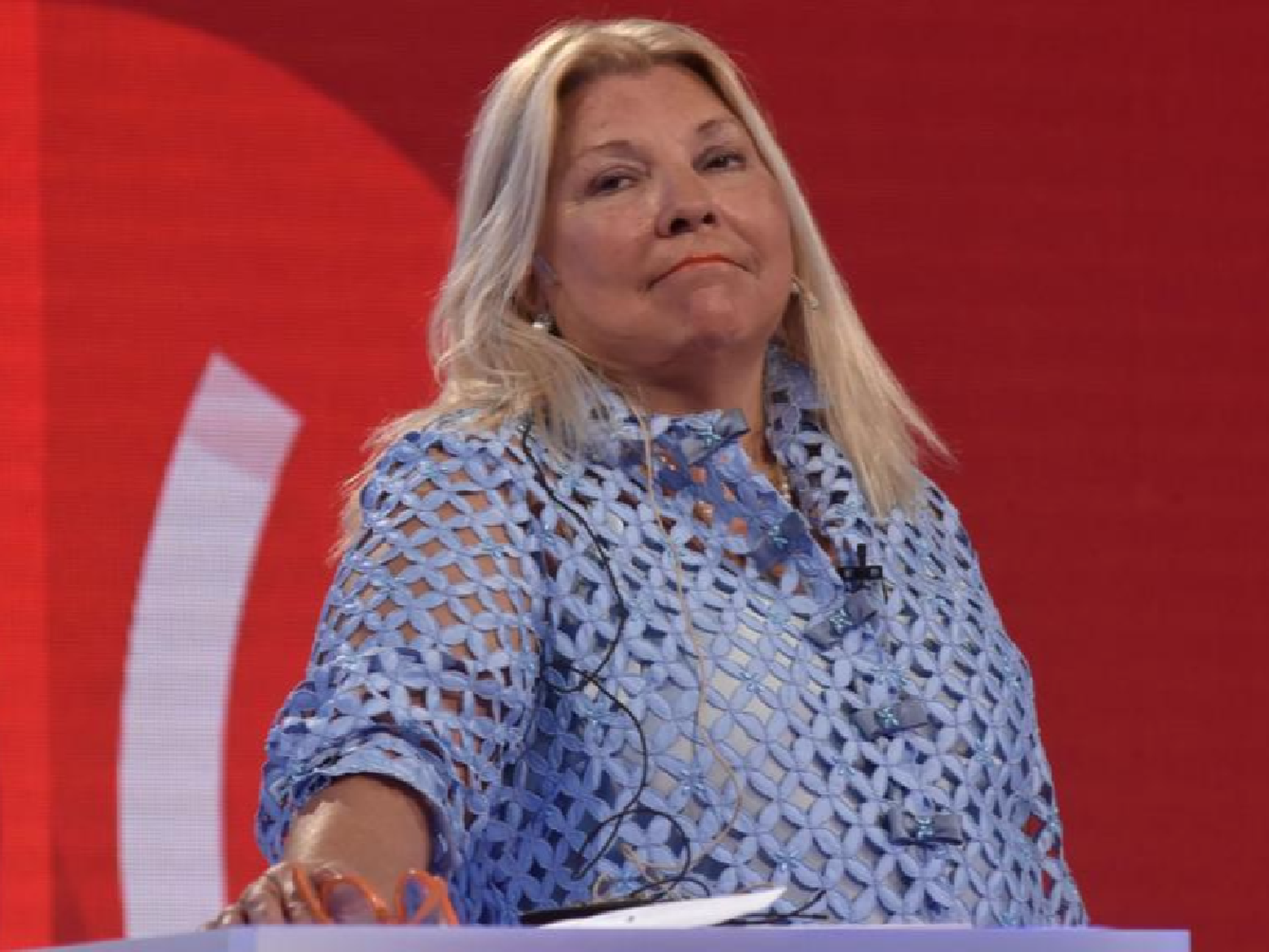 Carrió pidió "tranquilidad, respaldó a Macri y dijo que "no habrá helicóptero"