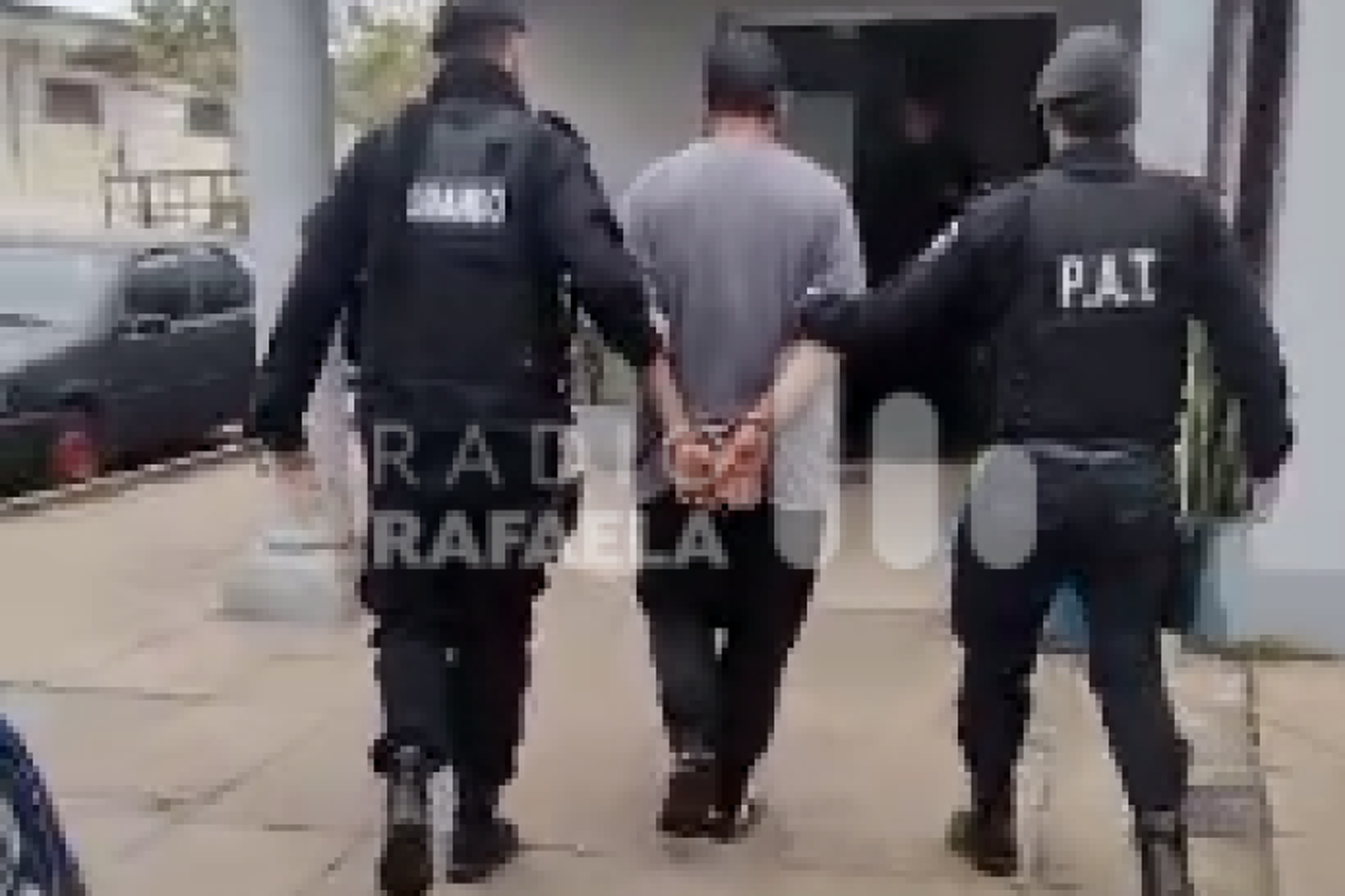 Momento de la detención